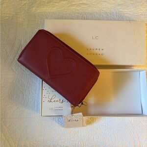 Lauren Conrad Red Heart Wallet